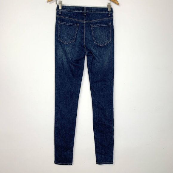 DSTLD Indigo Slim High Rise Skinny Jean Sz 26 - Picture 6 of 11